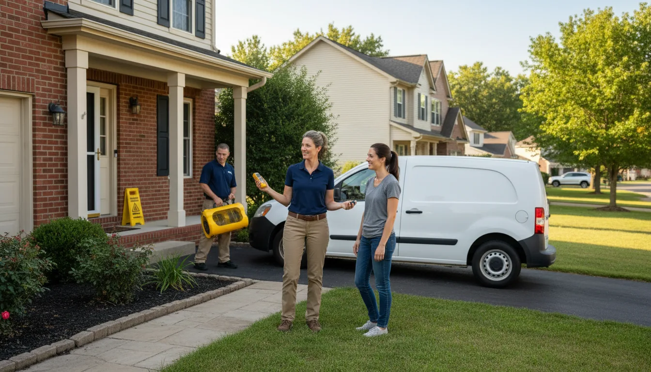 Water restoration image for Water Damage & Restoration Services in Munising, MI